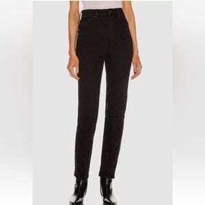 New SLVRLAKE High Rise Slim Beatnik Hidden Valley  Jeans Size 32 Black
